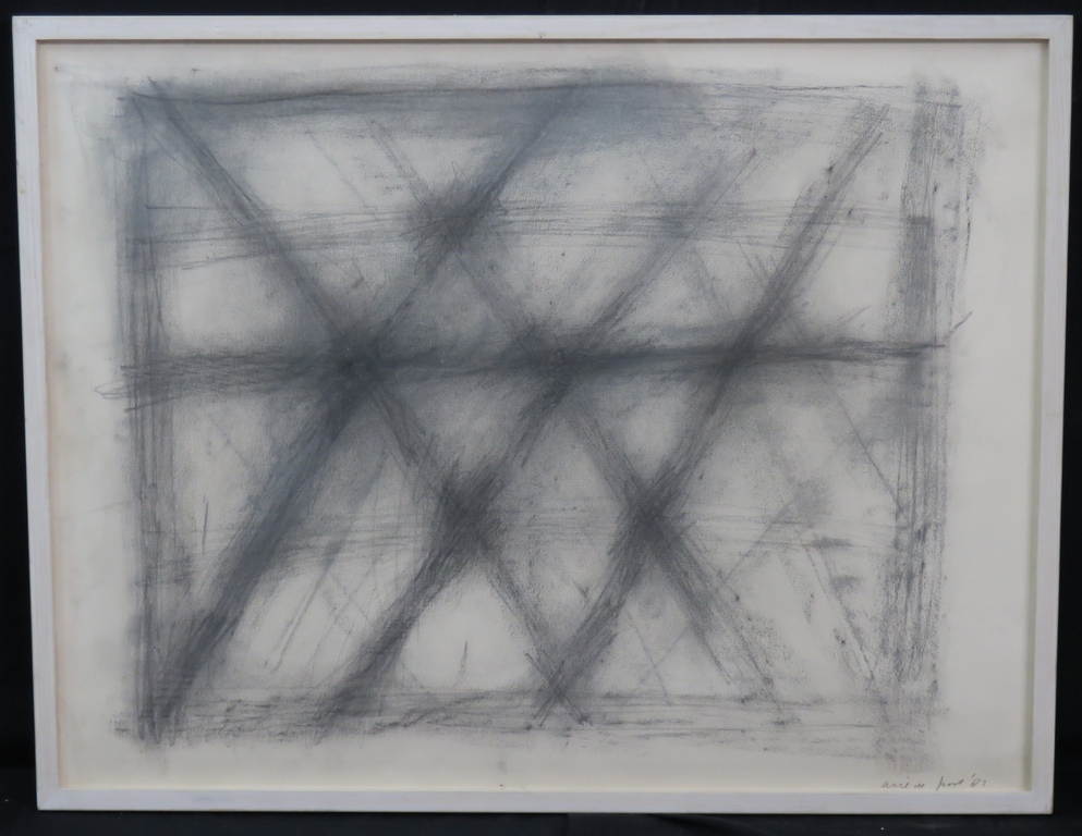 Arie de Groot: Potloodtekening, Gekruist -Ingelijst kopen? Bied vanaf 1!