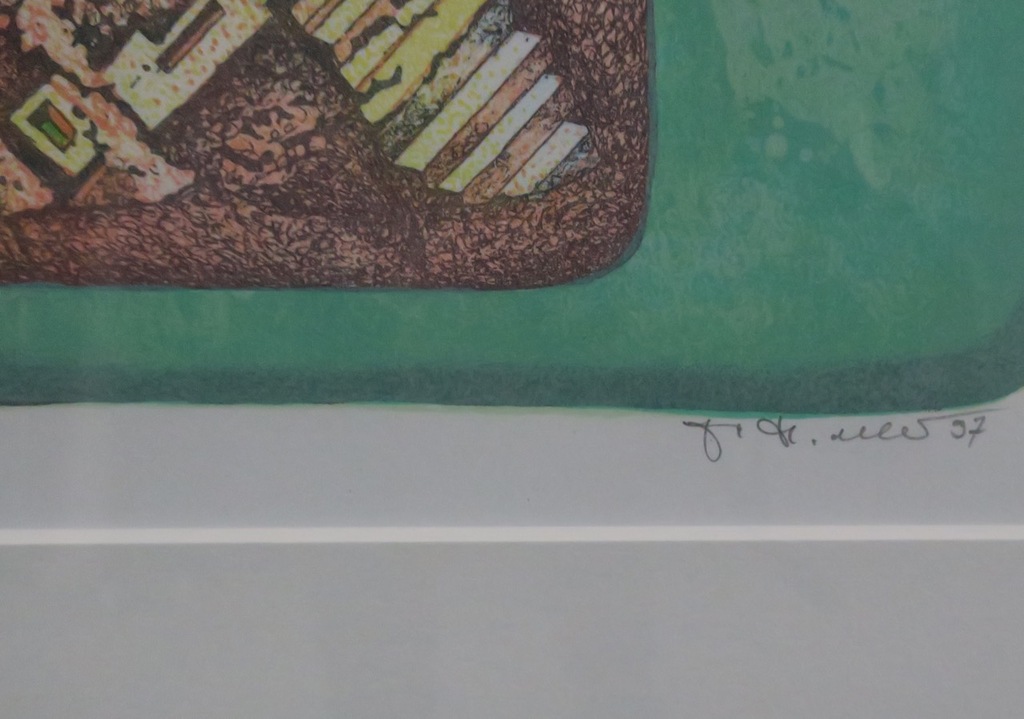 Georg Hadeler: Litho, Esperanza - Ingelijst kopen? Bied vanaf 35!