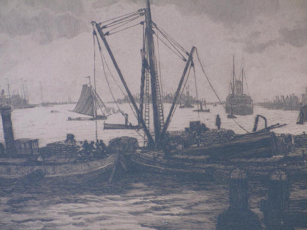 Jan Visser, Rotterdamse haven, Ets kopen? Bied vanaf 1!