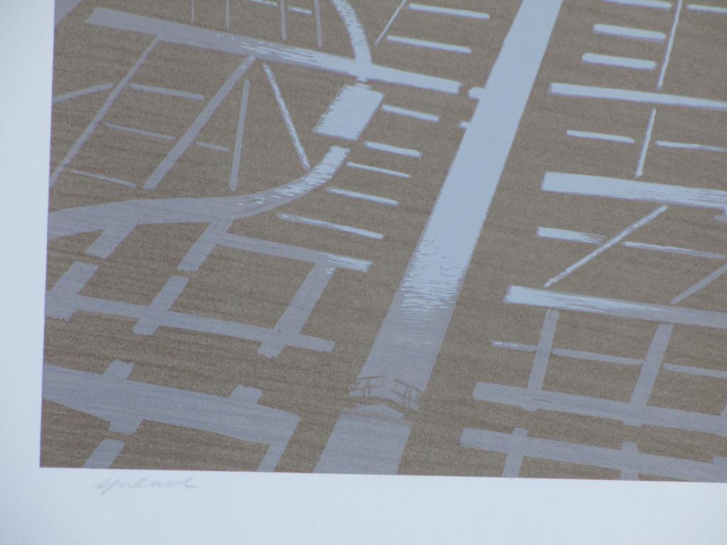 Jeroen Henneman, Stadsopbouw vanuit de lucht, Zeefdruk kopen? Bied vanaf 100!