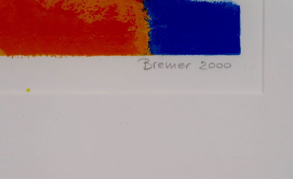 Saskia Bremer: Zeefdruk, New age - Ingelijst kopen? Bied vanaf 1!