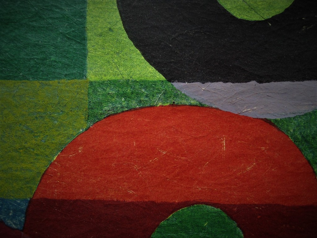 Bijzondere handgekleurde houtdruk van Geni Peter 61/65 Abstracte Compositie  kopen? Bied vanaf 1!