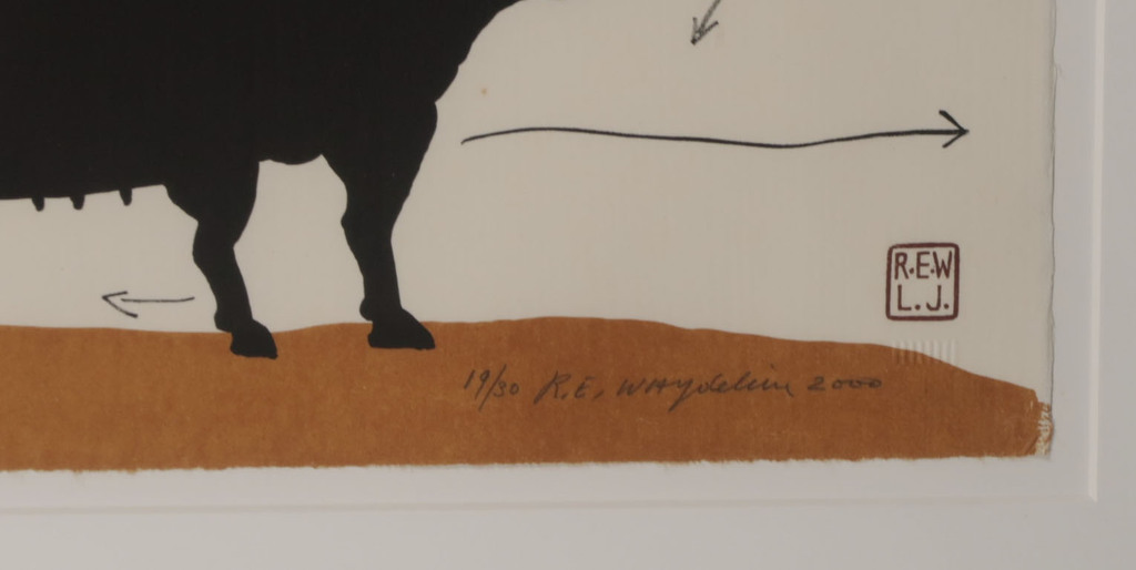 Raymond Waydelich: Litho op Rijstpapier, Z.T. - Ingelijst kopen? Bied vanaf 80!