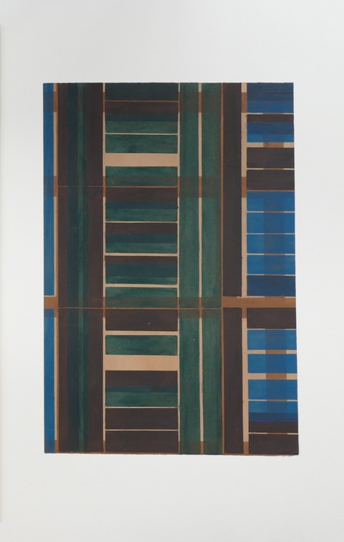 Adine Engelman - Geometrisch abstracte composities - Monotype kopen? Bied vanaf 100!