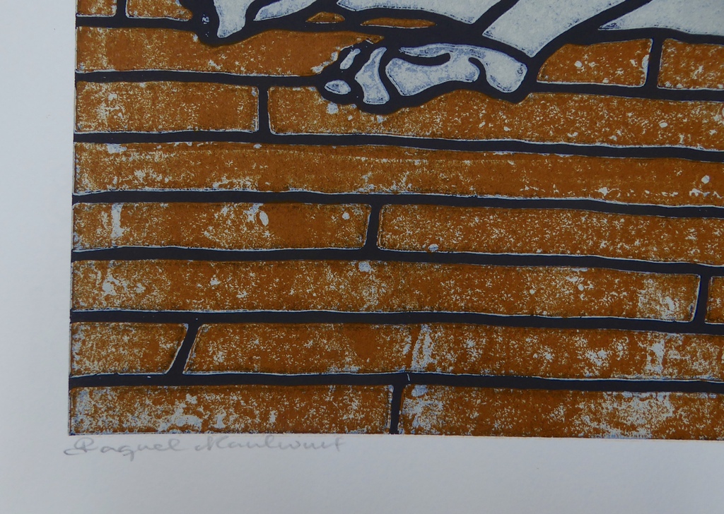 Raquel Maulwurf. Liggend naakt. zeefdruk uit 2003. kopen? Bied vanaf 1!