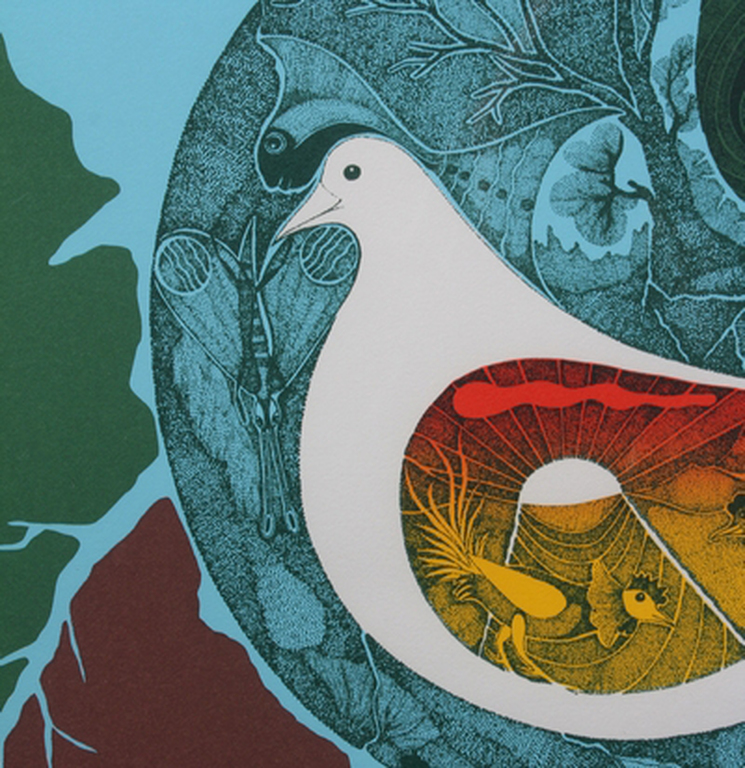 Zeefdruk 'Morning Happening' van Bart Filet - oplage 85 kopen? Bied vanaf 75!