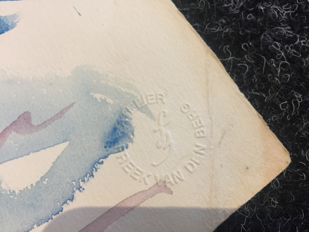 Freek van den Berg   Originele Aquarel   kopen? Bied vanaf 125!