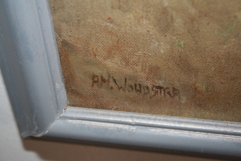 VISSERVROUWEN BIJ WITTE KERK KATWIJK van A M WOUDSTRA kopen? Bied vanaf 1!