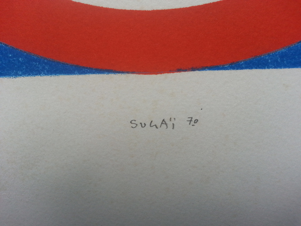 Kumi Sugai - Signal A, litho 1970 kopen? Bied vanaf 1!
