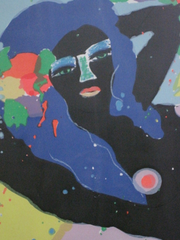 Walasse Ting (1929-2010) litho "black nude & flowers" handgesigneerd kopen? Bied vanaf 1!