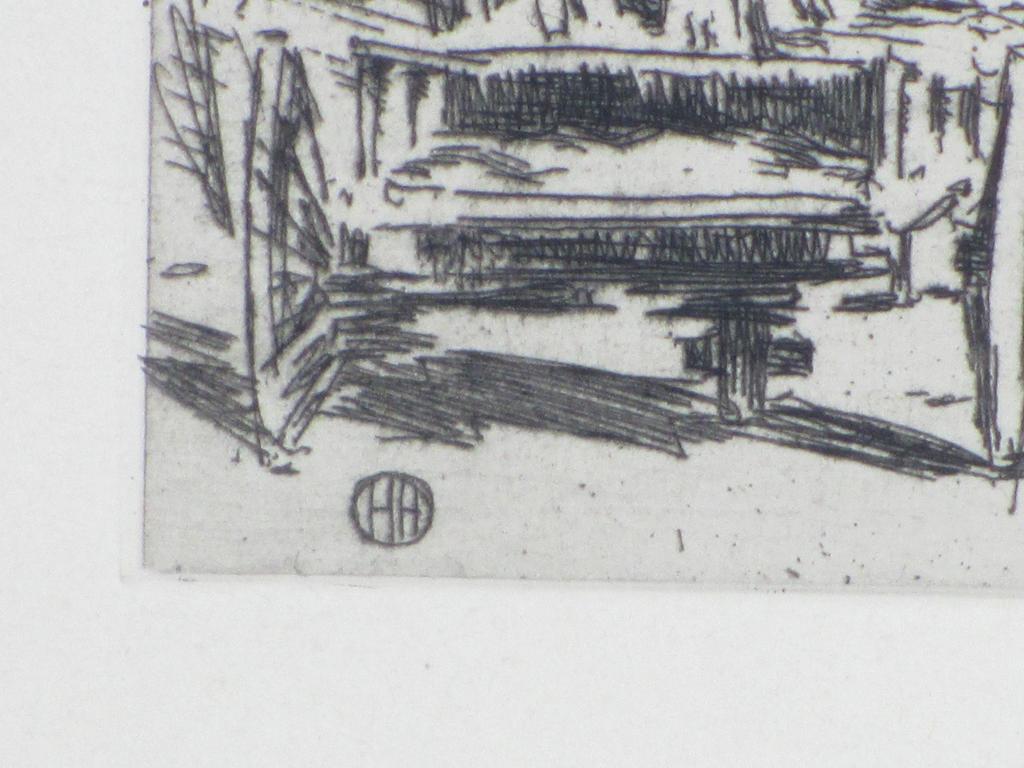 Herman Heuff, Boerderij Boot Schouwen, Ets 1925 kopen? Bied vanaf 40!