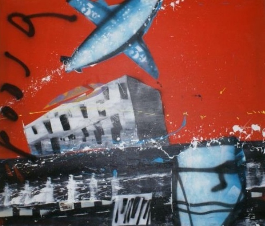 Herman Brood, origineel schilderij 'Plane'. kopen? Bied vanaf 3250!