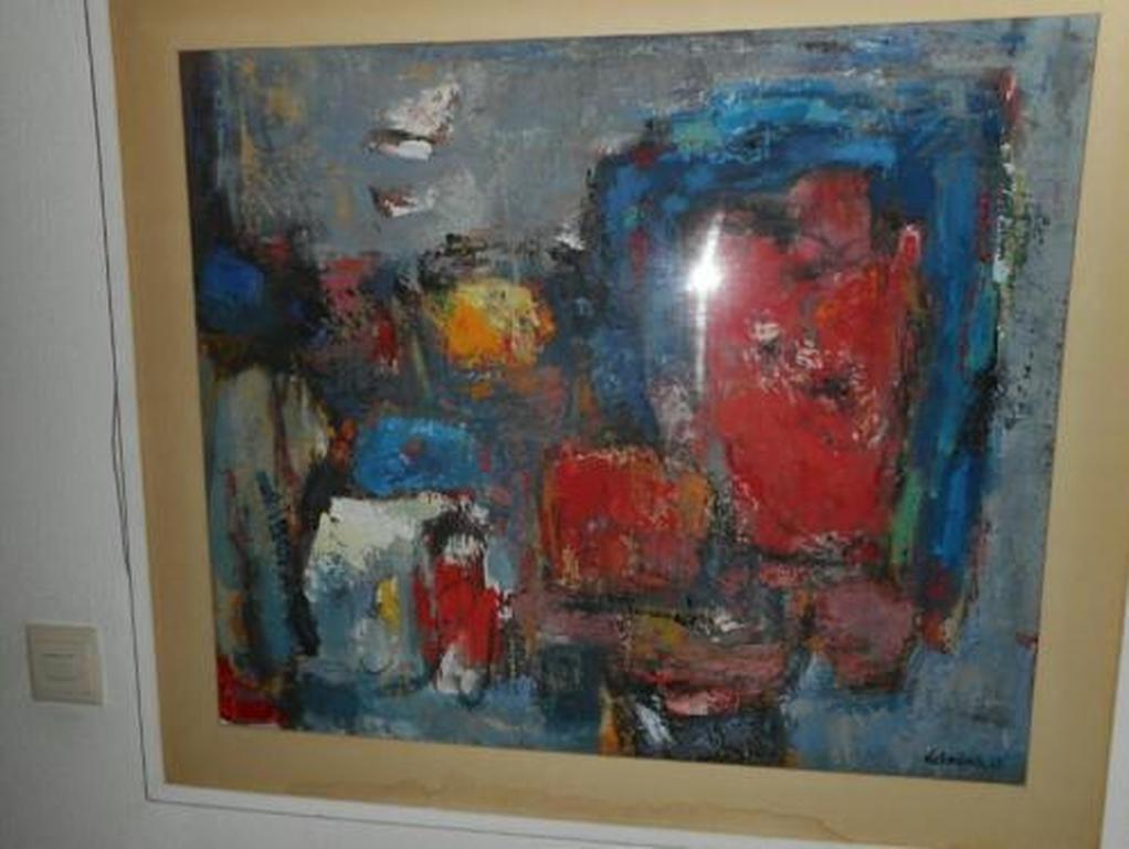 Bart Wellerdieck schilderij uit 1968 kopen? Bied vanaf 225!