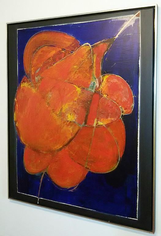 Arty Grimm - Abstract, olieverf op doek (prachtig ingelijst, zéér groot) kopen? Bied vanaf 975!