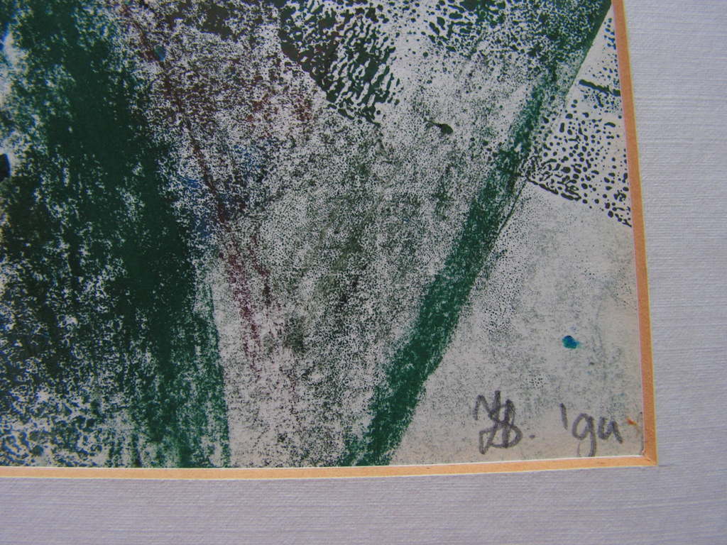 Niet of onleesbaar gesigneerd - Monogram H.B. - gemengde techniek - Abstract geometrische compositie kopen? Bied vanaf 1!
