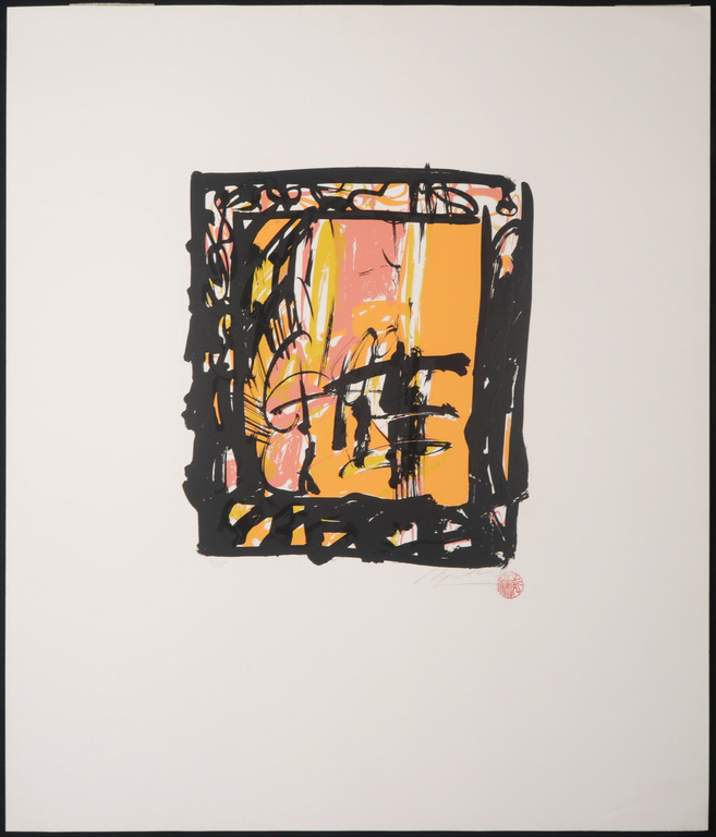 Willem van den Broek: Zeefdruk, Zonder titel kopen? Bied vanaf 1!