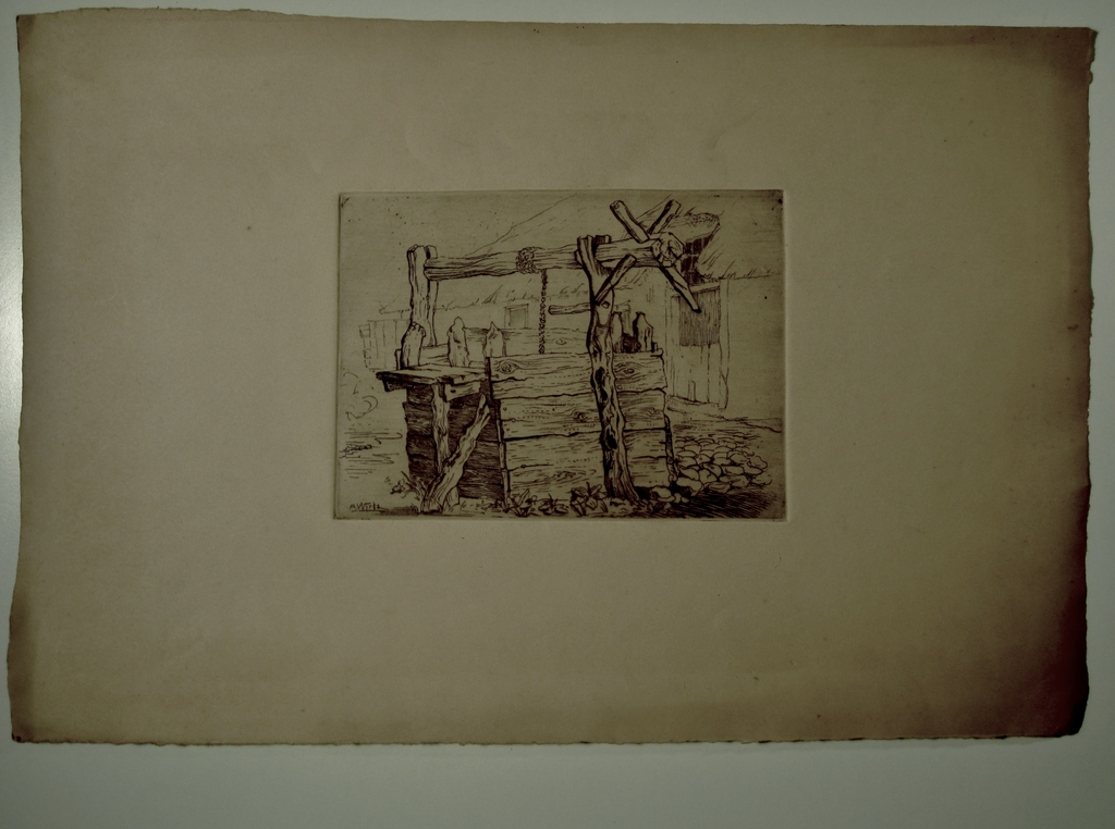 Anton Wirtz (1872-1945) Breda - ets waterput kopen? Bied vanaf 1!