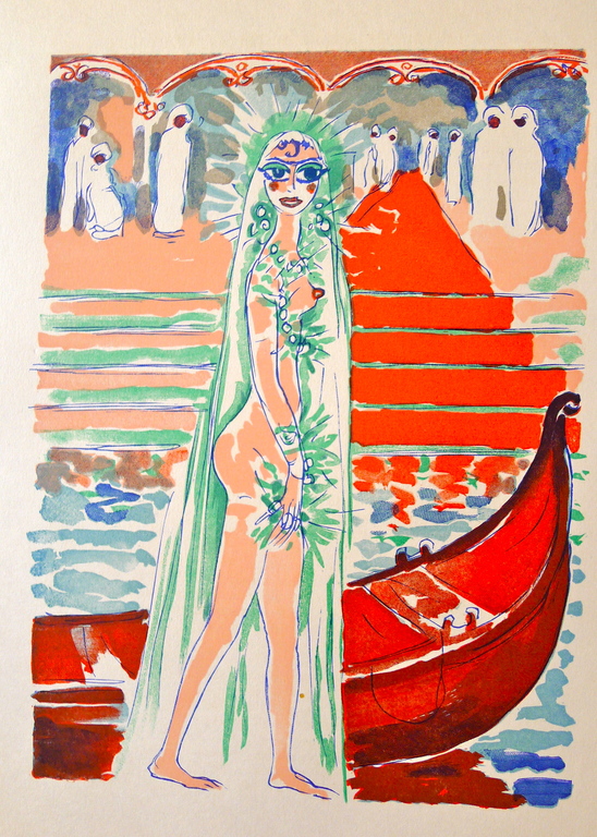 Kees van Dongen niet 1,niet 2 maar 3 houtgravures met het thema vrouw,1001 nacht kopen? Bied vanaf 60!