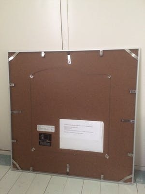 Bob Bonies - Compositie in rood en blauw kopen? Bied vanaf 75!