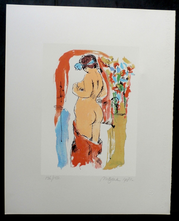 Nic Jonk - Portfoliomap - 3 zeefdrukken - 1981 kopen? Bied vanaf 199!