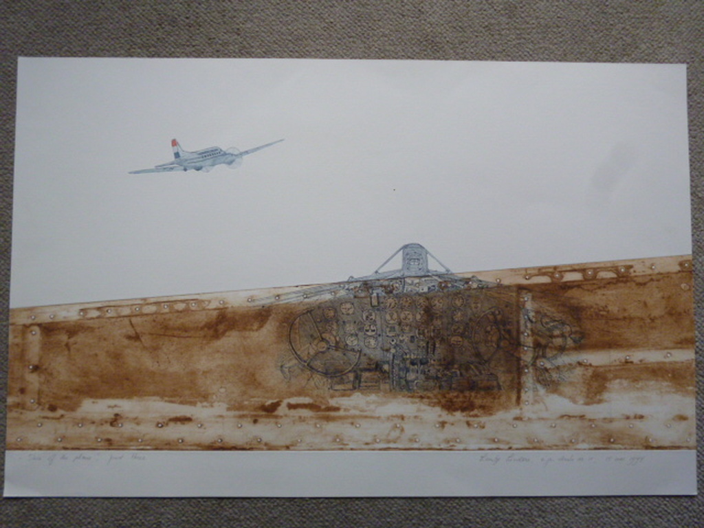 Leentje Linders - kleurenets - Skin of the plane - part three verkocht voor € 45!