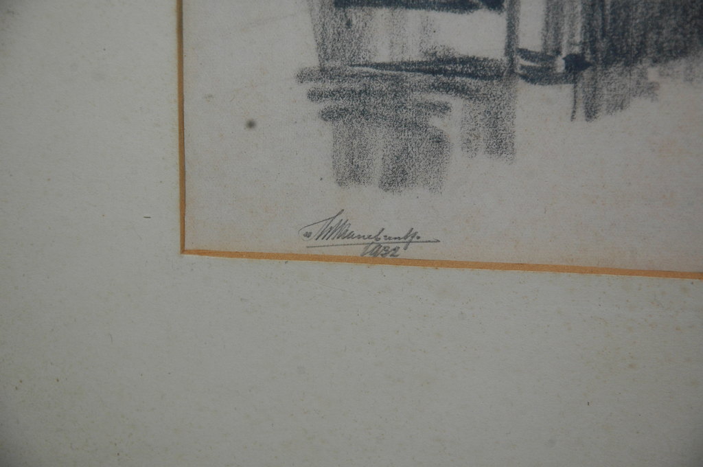 Théodoor Piet Haanebrink, Houtskool tekening, Brug Paleis de Justitie Parijs 1932 kopen? Bied vanaf 45!