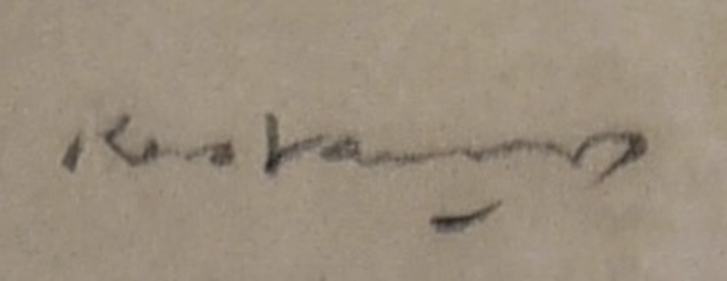 Kees Verwey, Krijttekening, Dubbele portrettekening, 1958 kopen? Bied vanaf 200!