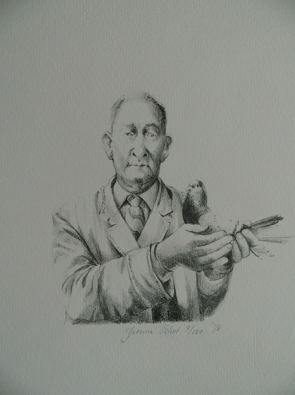 Yvonne Schot  de duivenliefhebber en de kampioen prijsverlaagd laatste kans verkocht voor € 45!