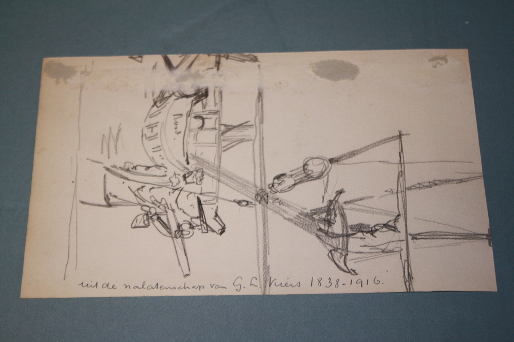 GL KIERS  --   AANMEREN biJ KADE - AQUAREL kopen? Bied vanaf 50!