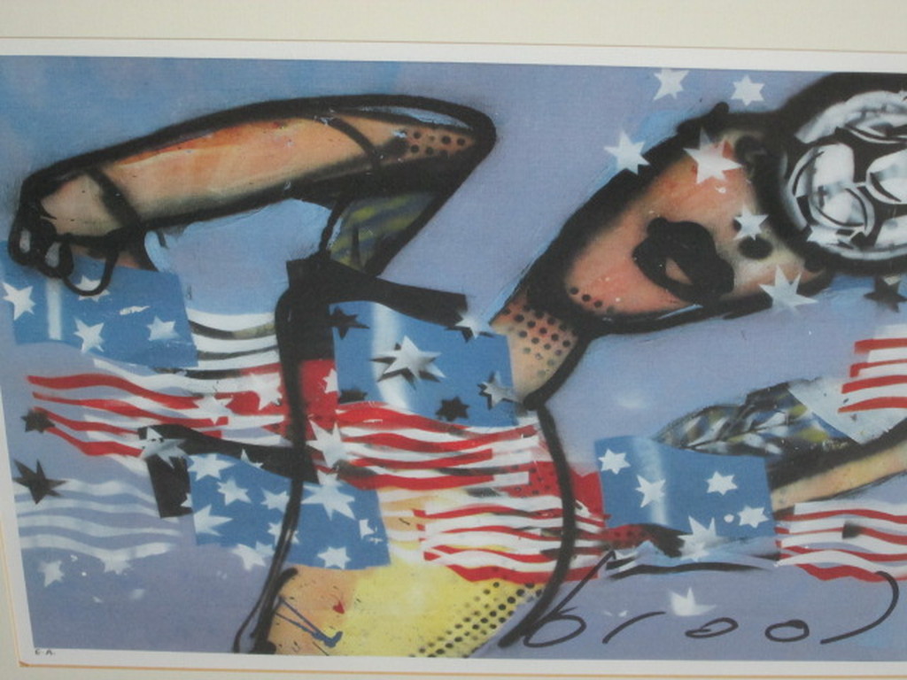 HERMAN BROOD GESIGNEERDE ZEEFDRUK verkocht voor € 200!