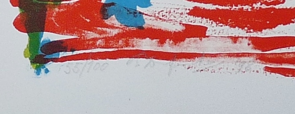 Pieter Defesche, kleurenlitho, zonder titel, 1998, oplage 100 stuks kopen? Bied vanaf 50!