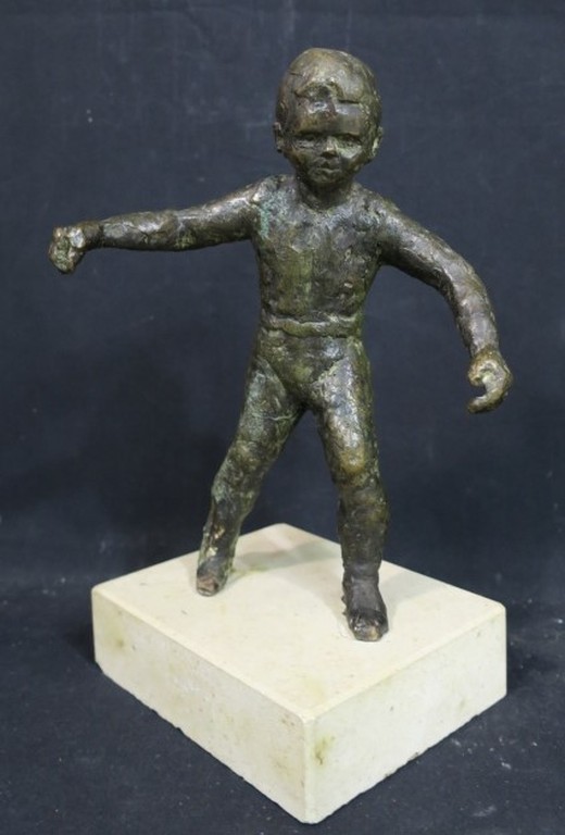 Bets van Wezel: Bronzen beeld, Jongen kopen? Bied vanaf 350!