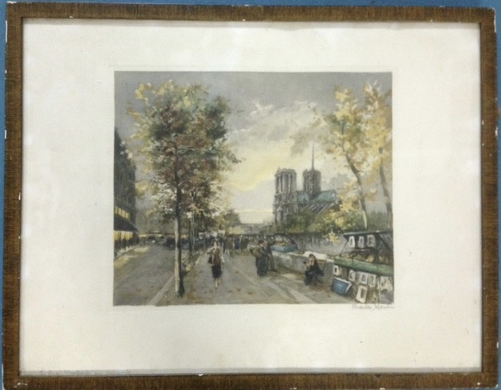 Charles Blondin -1913 - hand gesigneerde ets  kopen? Bied vanaf 25!