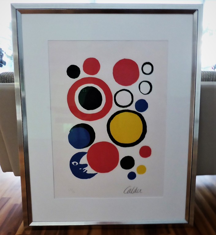 Alexander Calder  litho, hand gesigneerd en genummerd. Groot!! verkocht voor € 1850!