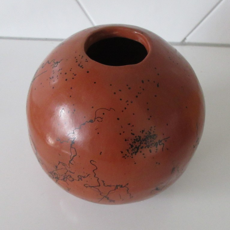 Terracotta Navajo Paardenhaar vaas  kopen? Bied vanaf 1!