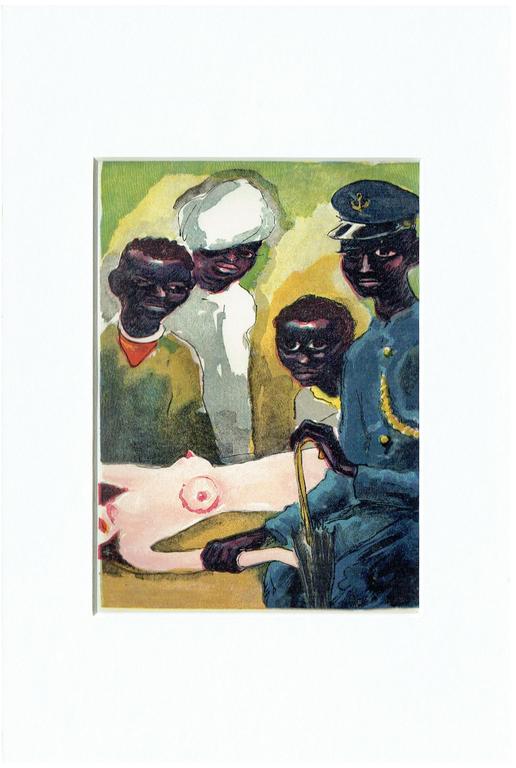 Kees van Dongen - Houtgravure- Amina et les esclaves kopen? Bied vanaf 1!