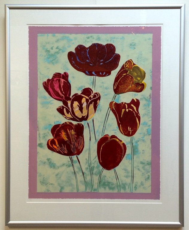 Marjan Jaspers, zeefdruk met lijst , titel kopen? Bied vanaf 50!