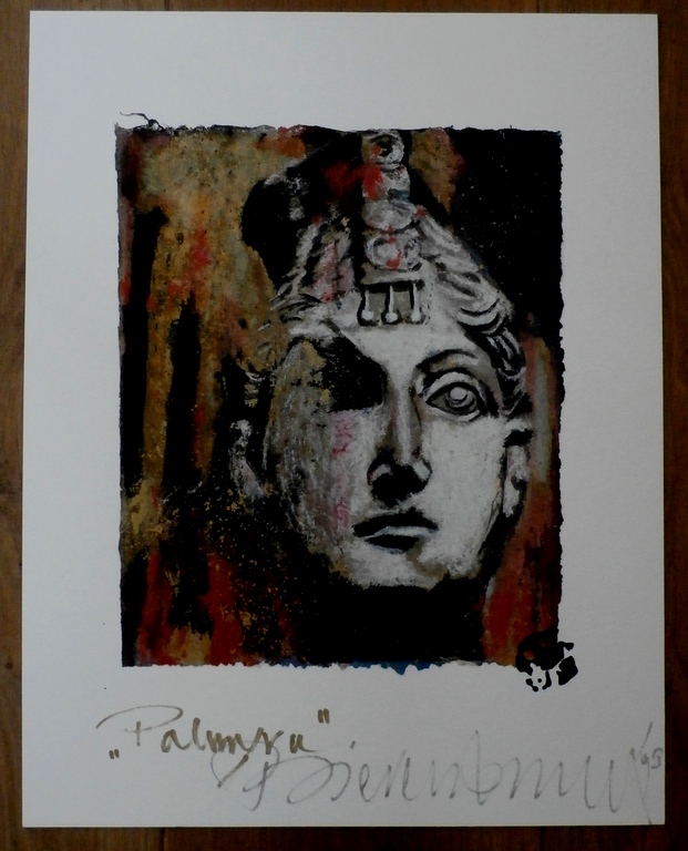 Gerti Bierenbroodspot - zeefdruk: Palmyra - 1998 kopen? Bied vanaf 120!