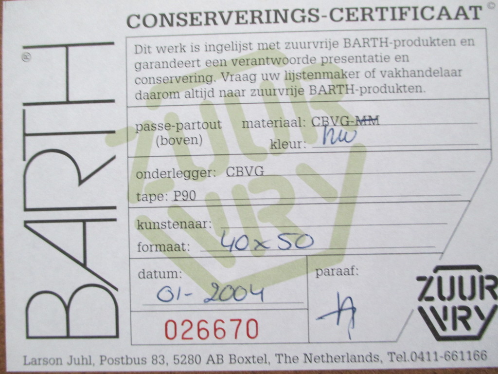 Conny Sprinkhuizen, ingelijste zeefdruk "Souspierre" in Barth-lijst kopen? Bied vanaf 50!