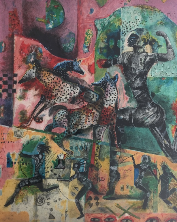 Astrid Engels, kleurenlitho verkocht voor € 129!