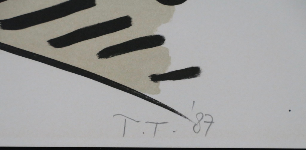 Toon Teeken: Zeefdruk, Pianist kopen? Bied vanaf 35!