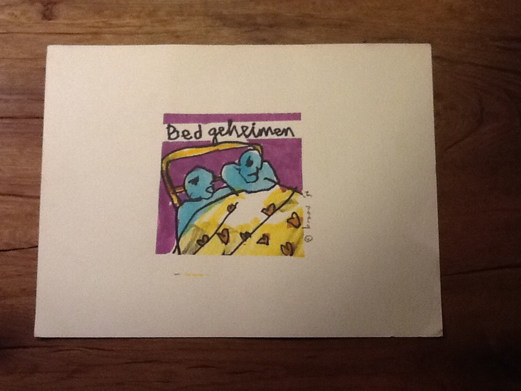 Herman Brood: Tekening Bedgeheimen kopen? Bied vanaf 200!