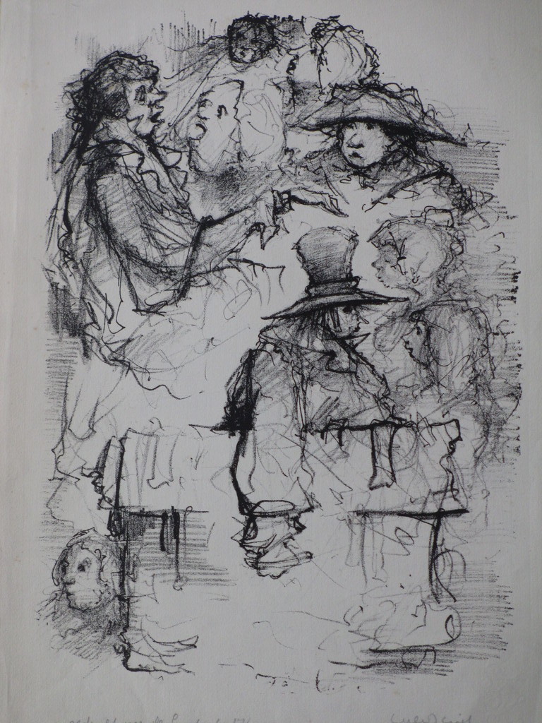 William 'Dirkje' Kuik, Personages, Litho verkocht voor € 40!