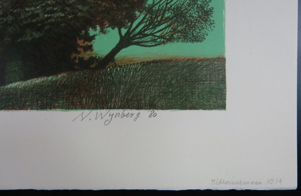 Nicolaas Wijnberg: Litho, Midzomermaan kopen? Bied vanaf 70!