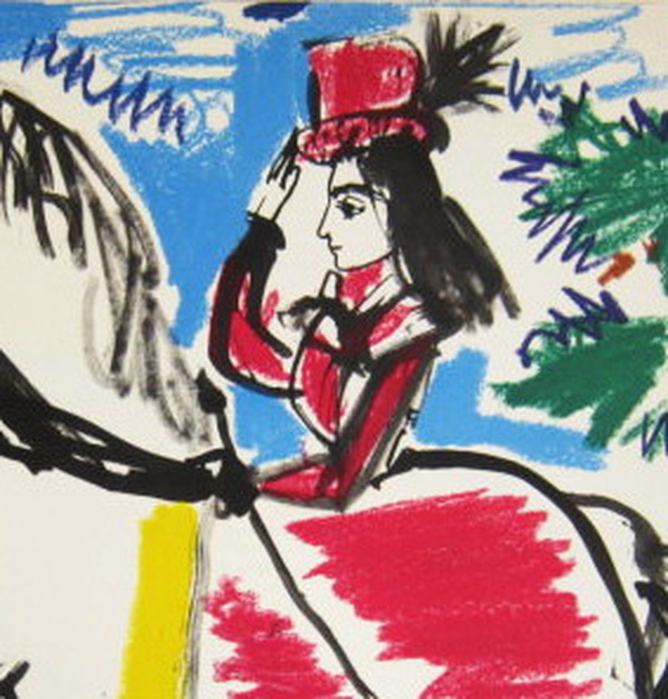 Litho ' Cavaliere X ' uit 'Toros y Toreros' - Éditions Cercle d'Art, Paris -1961 kopen? Bied vanaf 119!