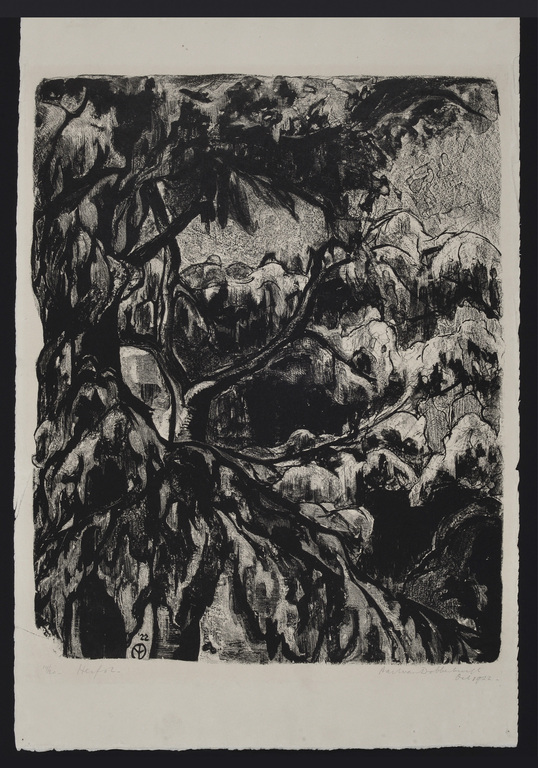 Aart van Dobbenburgh: Litho - Herfst - 1922 kopen? Bied vanaf 50!