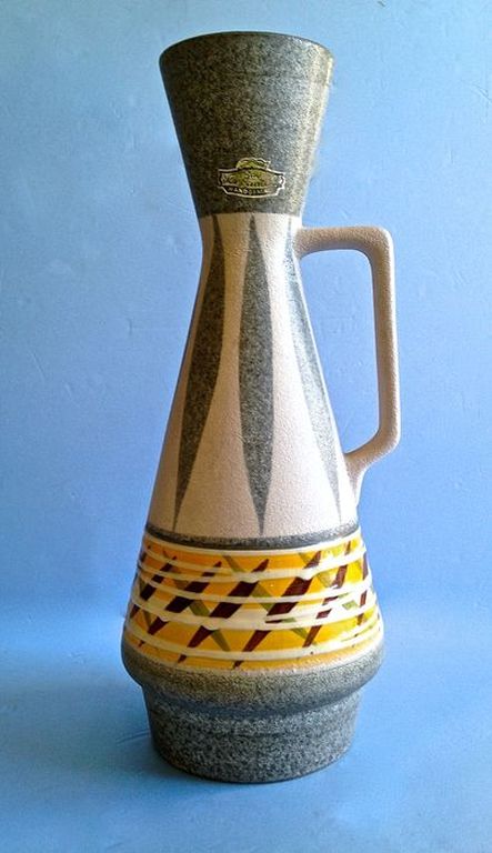 Eduard Bay West Germany vaas met polychroom decor 272-35 kopen? Bied vanaf 14!
