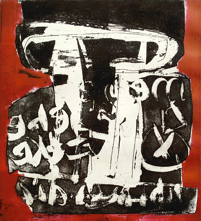 Laatste keer: Cees Kortlang - Abstract, ets kopen? Bied vanaf 40!