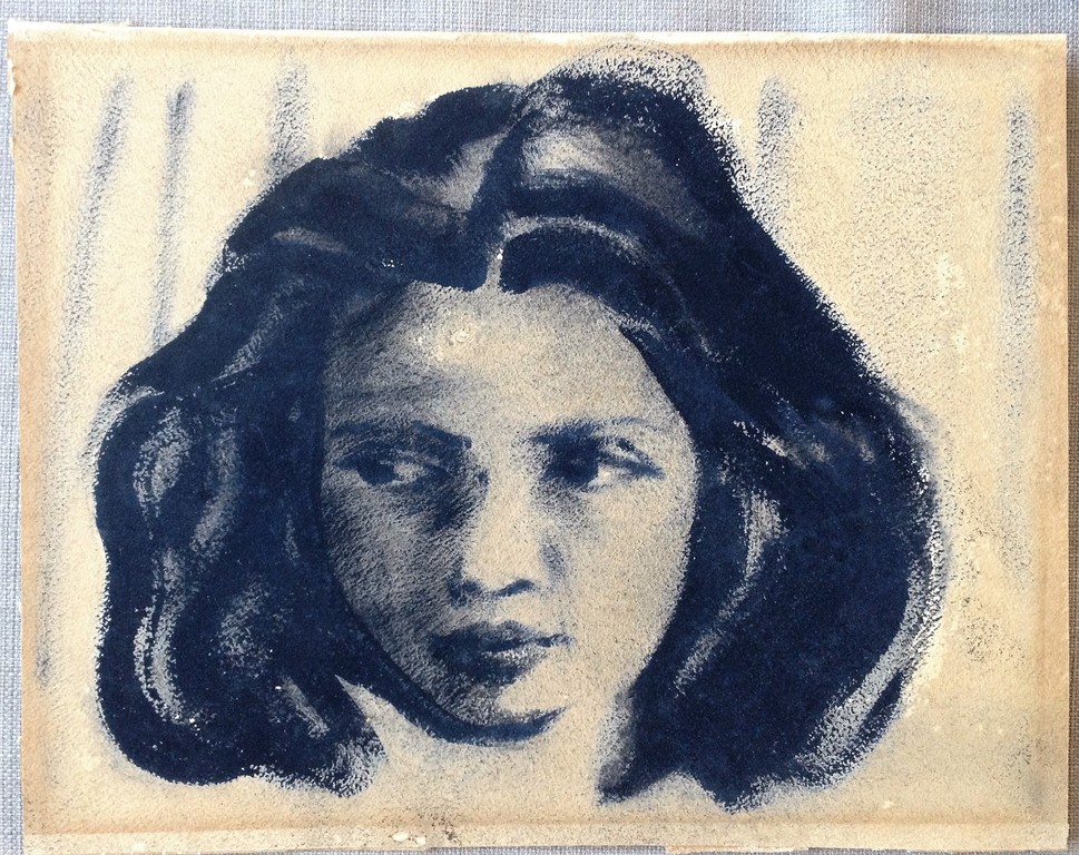 Cees Bantzinger: Portret van een meisje/Huis in Como, Dubbelzijdig. kopen? Bied vanaf 50!