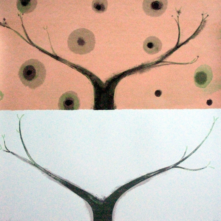  Piet WARFFEMIUS - groot abstract werk (GESIGNEERD) verkocht voor € 325!